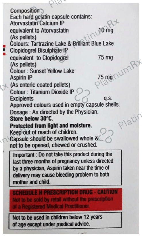 Atorec Gold 75/10/75mg Tablet 10s
