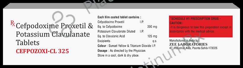 Cefpozoxi-CL 325 Tablet