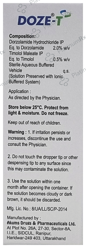 Doze T Eye Drop
