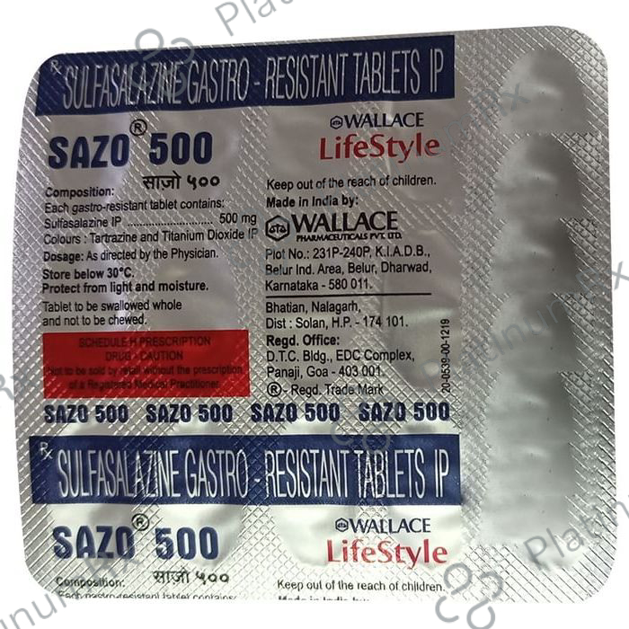 Sazo 500mg Tablet 15s