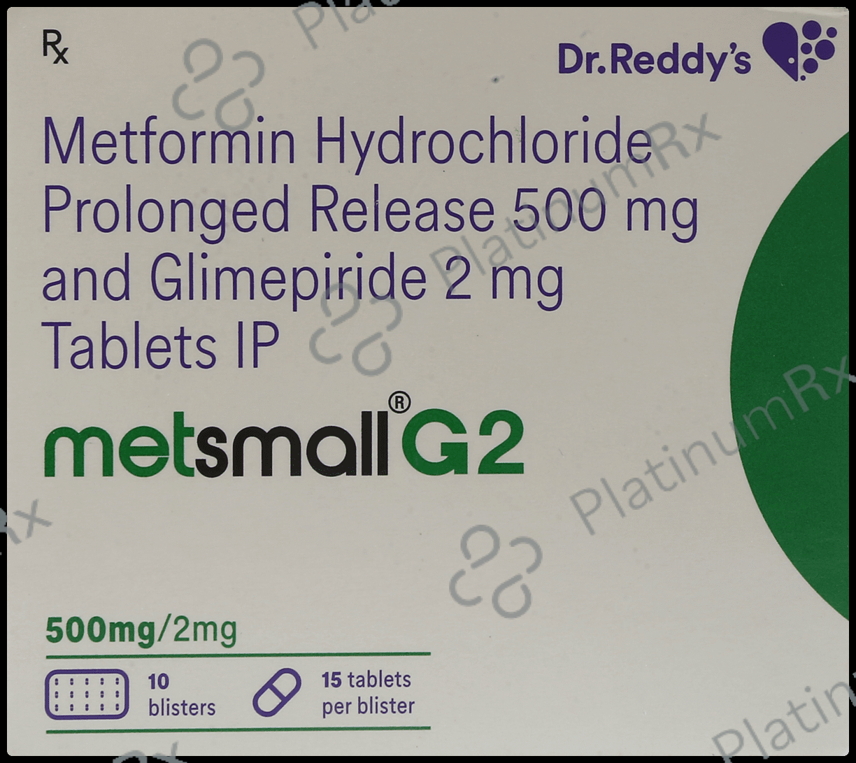 Metsmall G 2/500mg Tablet 15s