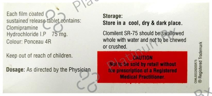 Clomilent SR 75 Tablet