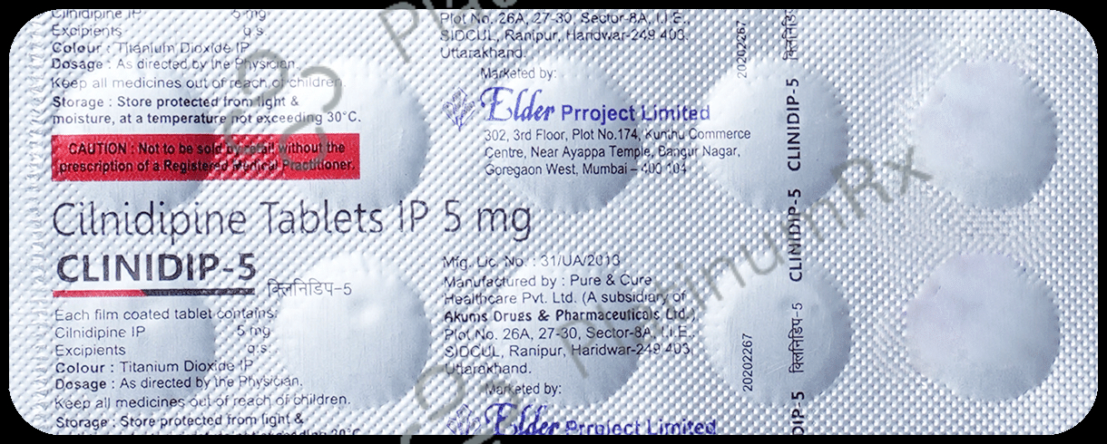 Clinidip 5mg Tablet