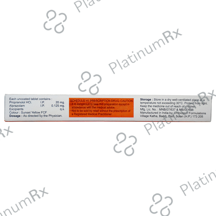 Ambulax-HD 0.125mg/20mg Tablet