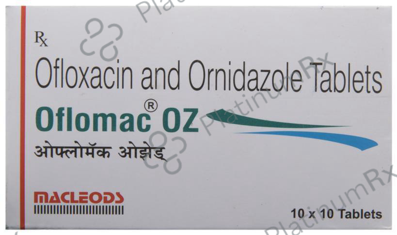 Oflomac OZ 200/500mg Tablet 10s