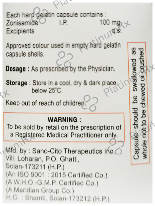 Znsomed 100 Capsule