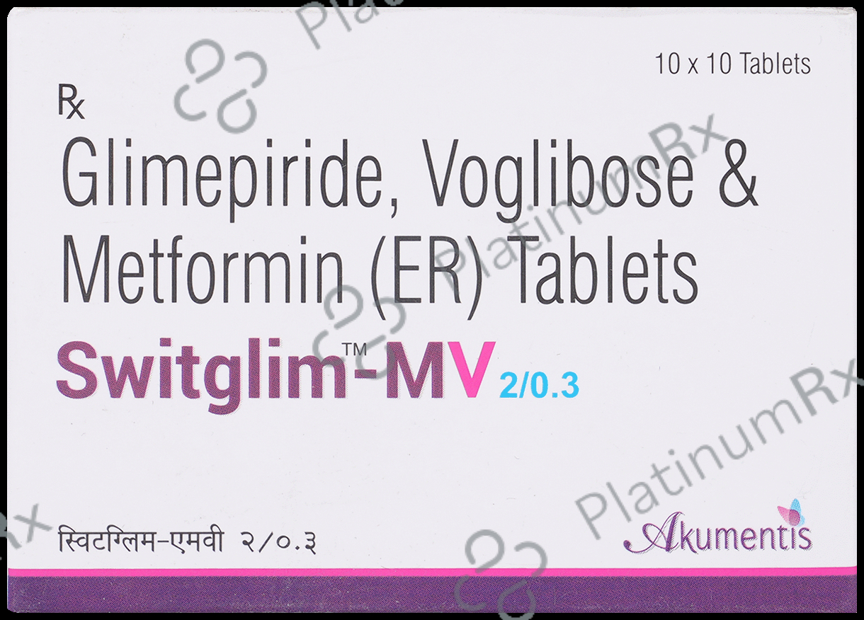 Switglim MV 2/500/0.3mg Tablet ER 10s
