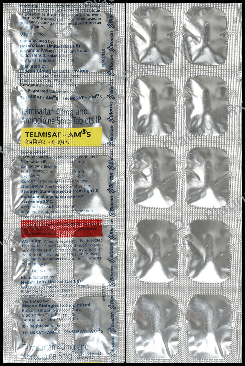 Telmisat AM 5/40mg Tablet 10s
