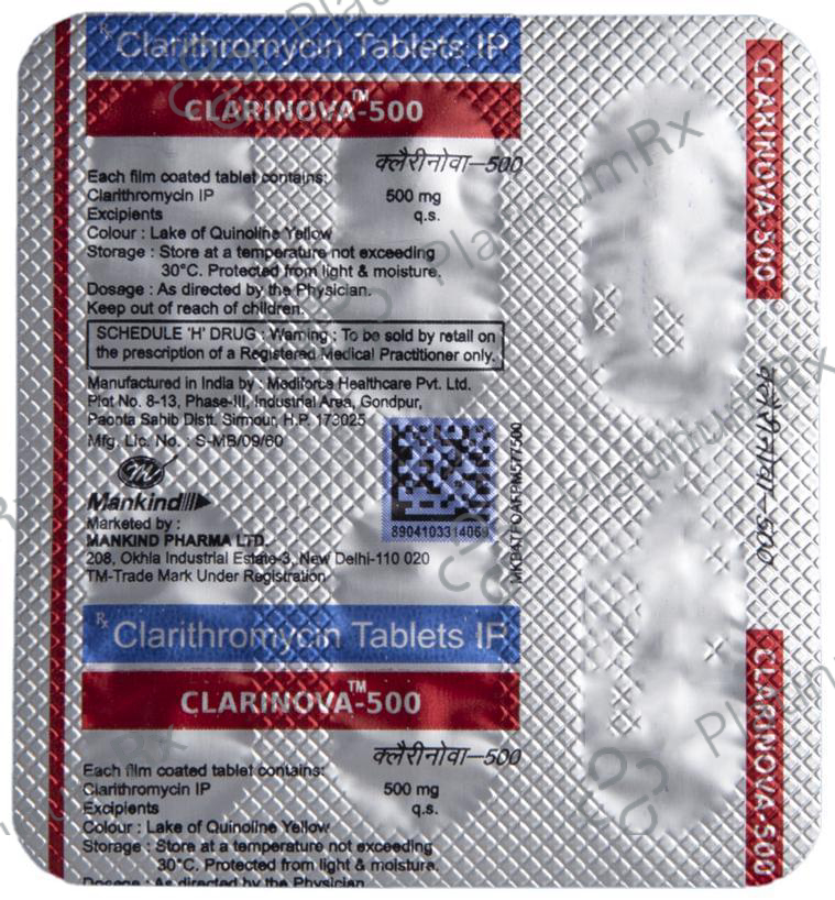 Clarinova 500 Tablet 6 Tablet