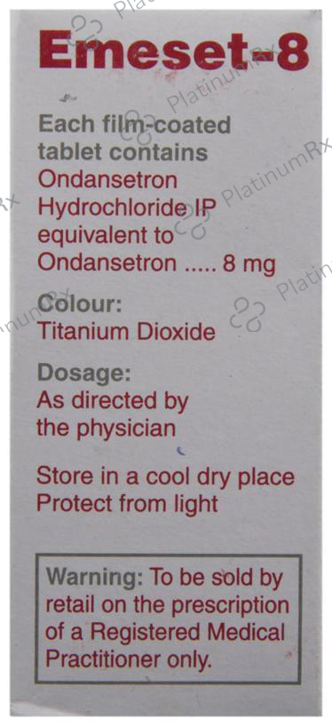 Emeset 8mg Tablet 10s
