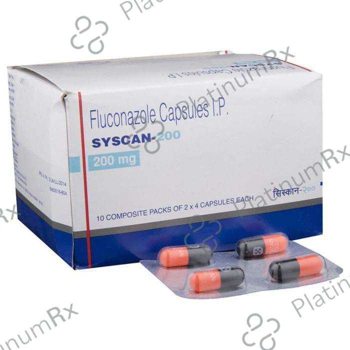 Syscan 200mg Capsule 4s