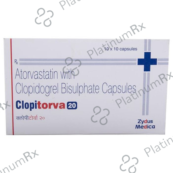 Clopitorva 20/75mg Capsule 10s