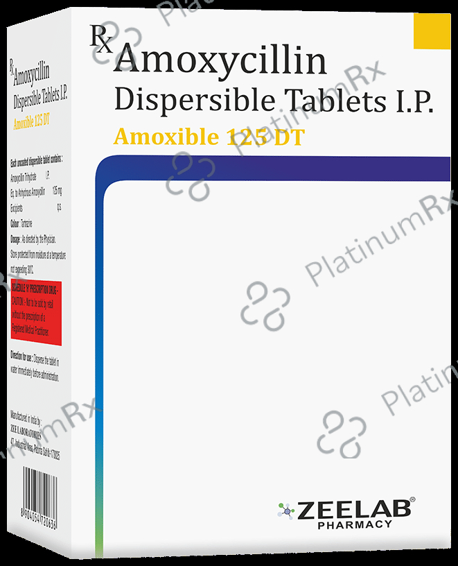 Amoxible 125 DT Tablet