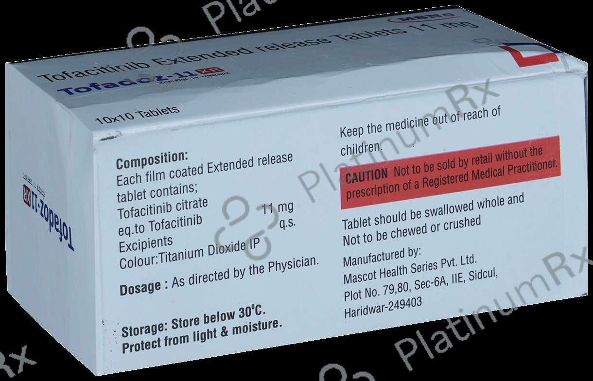 Tofadoz XR 11mg Tablet 10s