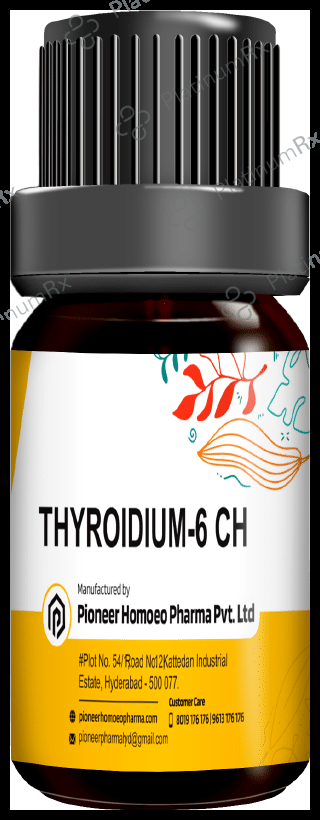 Pioneer Pharma Thyroidium Globules Pellet Multidose Pills 6 CH