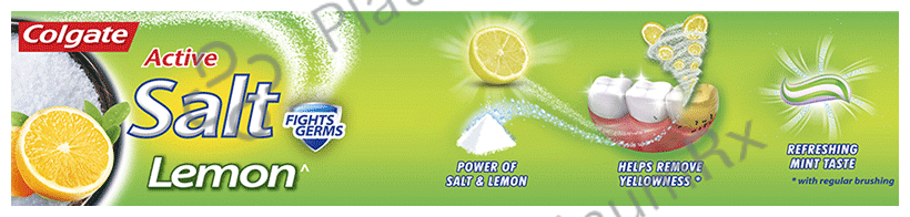 Colgate Active Salt Lemon Toothpaste 200 gm