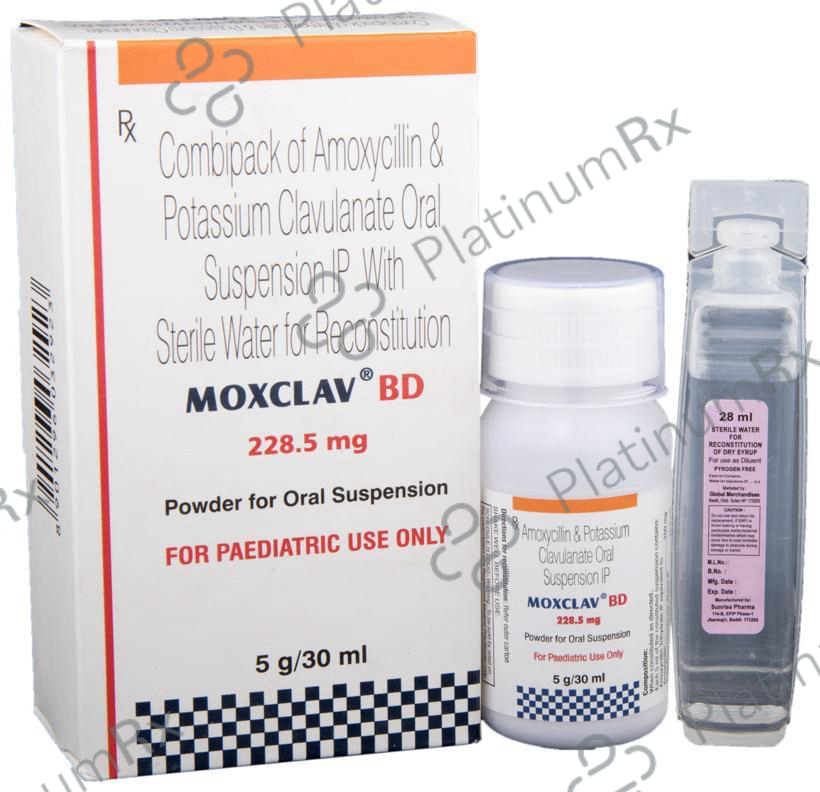 Moxclav BD 228.5mg Powder for Oral Suspension 30ml