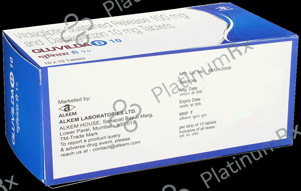 Gluvilda D 10/100mg Tablet 10s