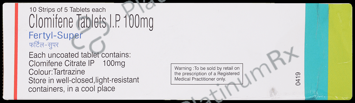 Fertyl Super 100mg Tablet 5s