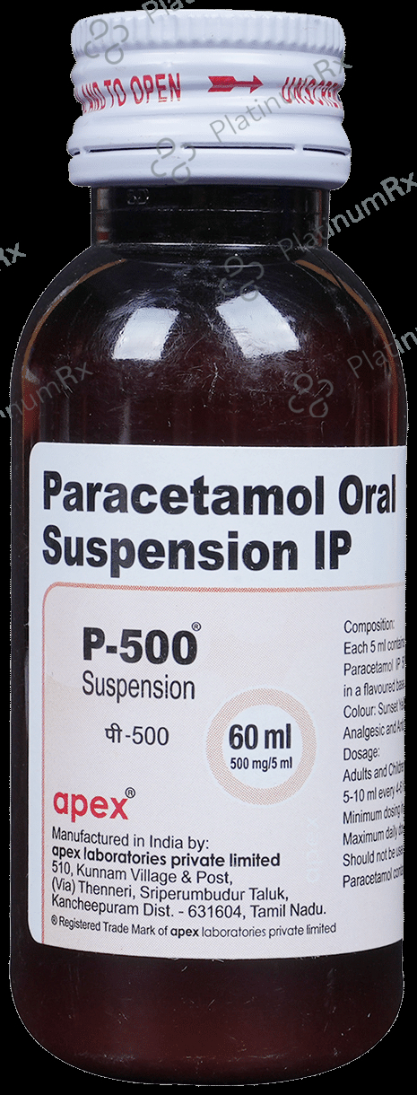 P 500mg Oral Suspension 60ml