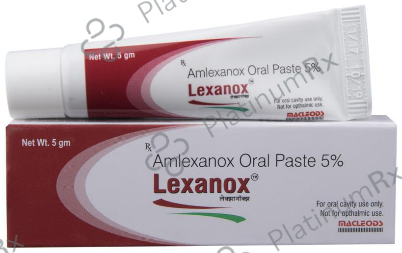Lexanox 50mg Oral Paste 5gm