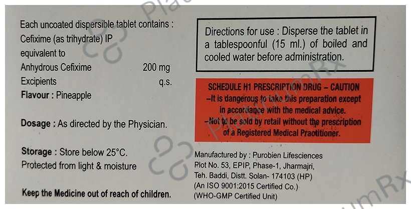 Cim O 200mg Tablet DT