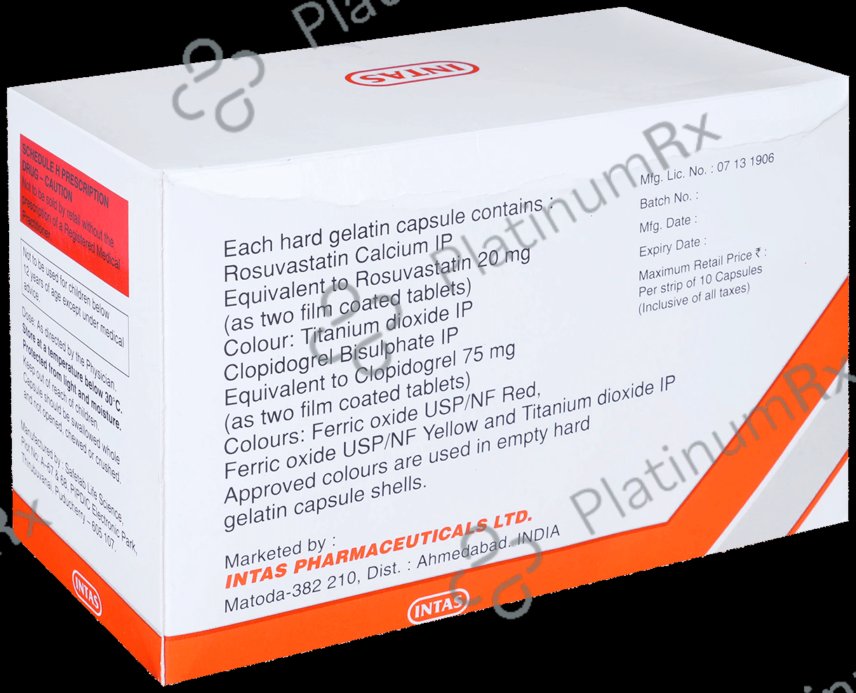 Arvast CV 20mg/75mg Capsule