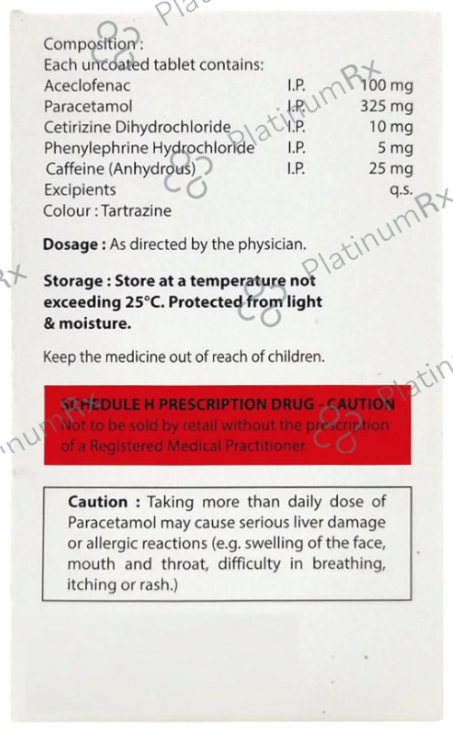 Aceflip Cold Tablet