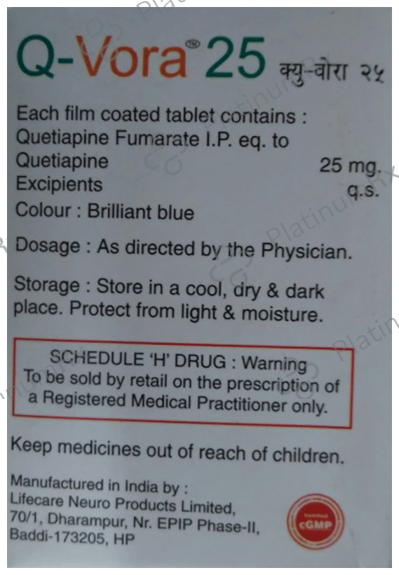 Q-Vora 25 Tablet