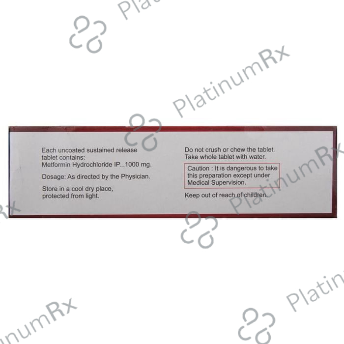 Formin SR 1000mg Tablet PR 15s