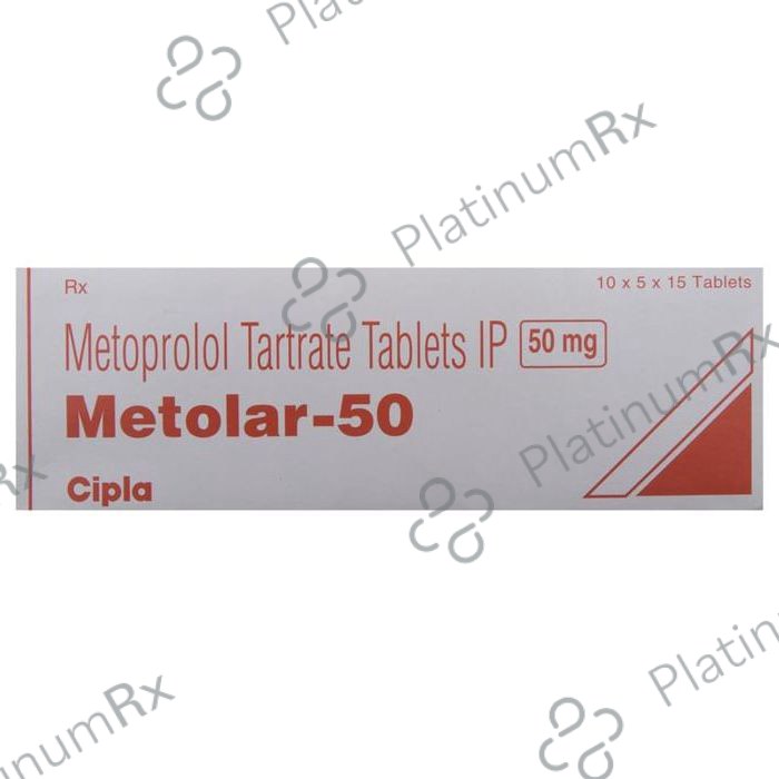 Metolar 50mg Tablet 15s