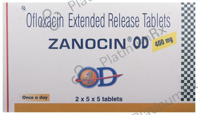 Zanocin OD 400mg Tablet ER 5s