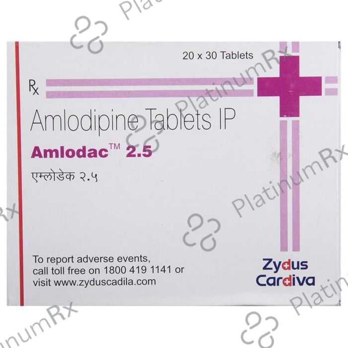 Amlodac 2.5mg Tablet 30s