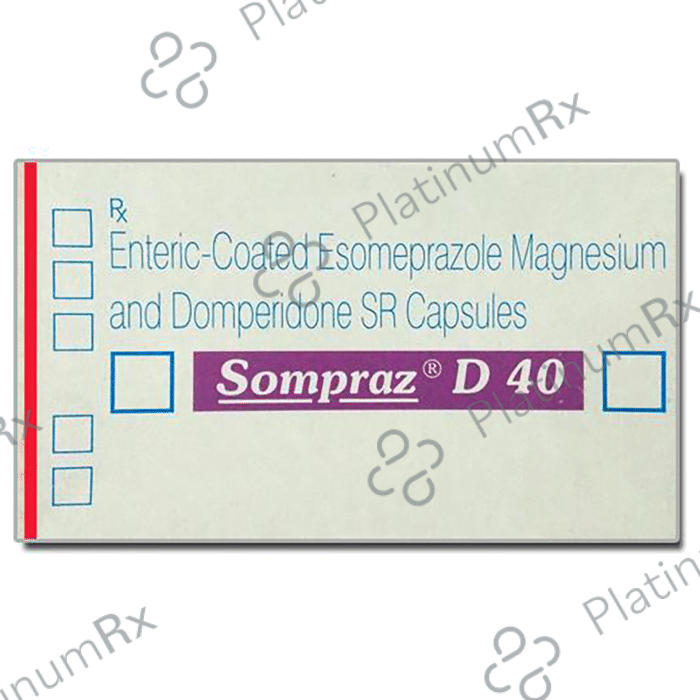 Sompraz D 40/30mg Capsule SR 15s