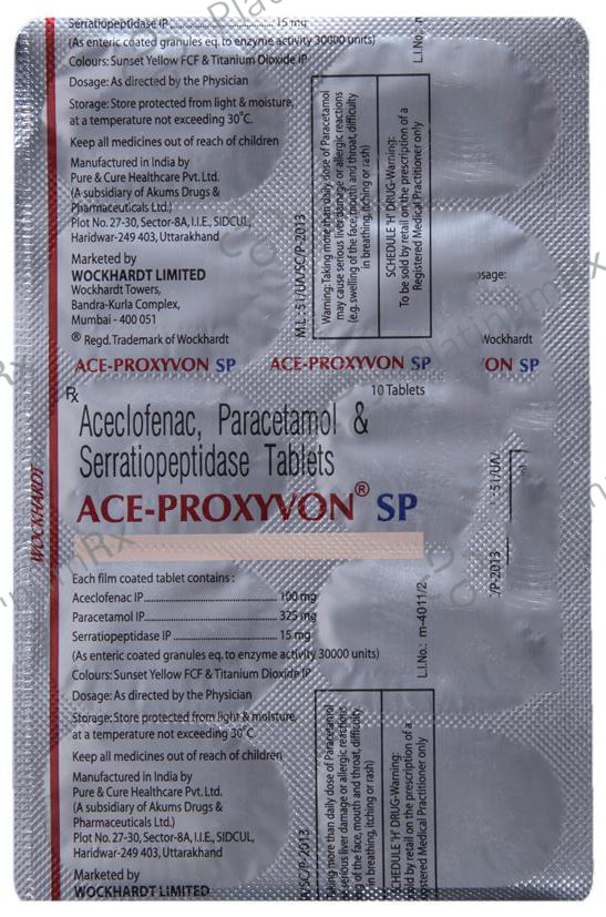 Ace Proxyvon SP Tablet 10s