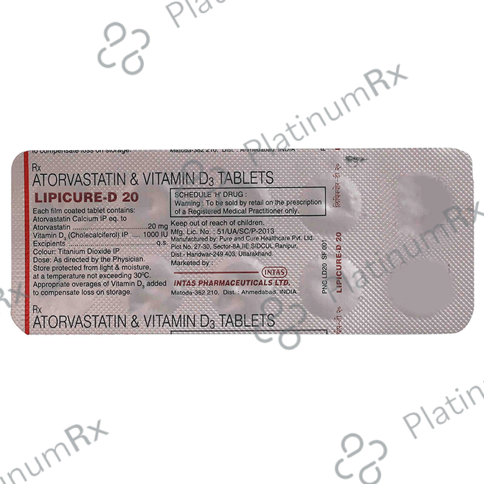 Lipicure-D 20 Tablet