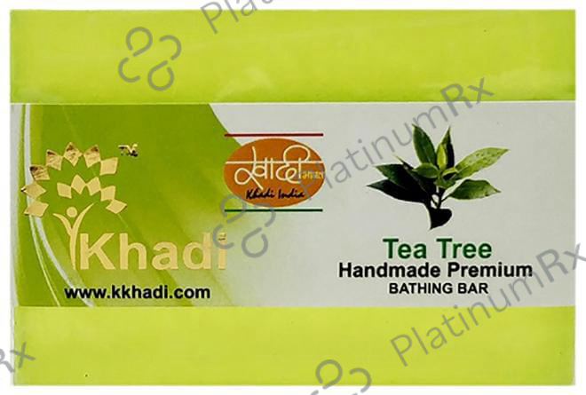 Khadi India Tea Tree Handmade Premium Bathing Bar