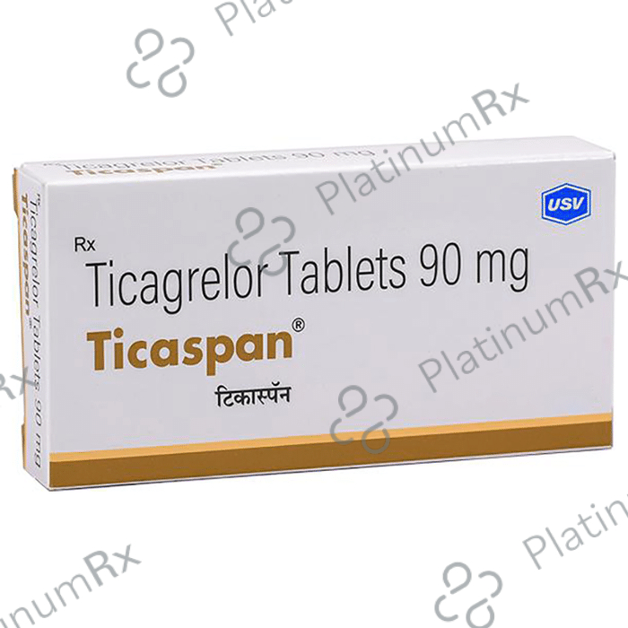 Ticaspan 90mg Tablet 10s