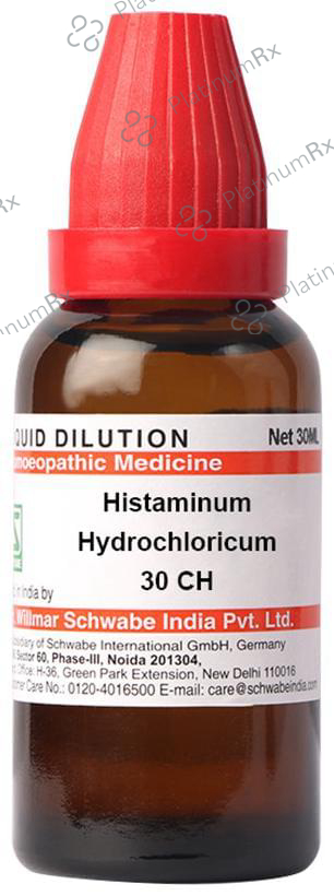 Dr Willmar Schwabe India Histaminum Hydrochloricum Dilution 30 CH