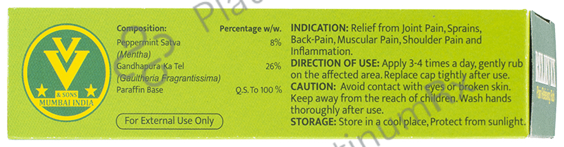 Relievex Pain Relieving Rub 30 gm
