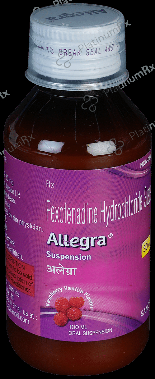 Allegra Suspension Raspberry & Vanilla