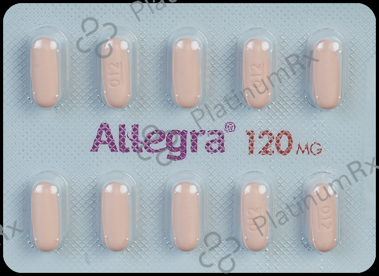 Allegra 120mg Tablet 10s