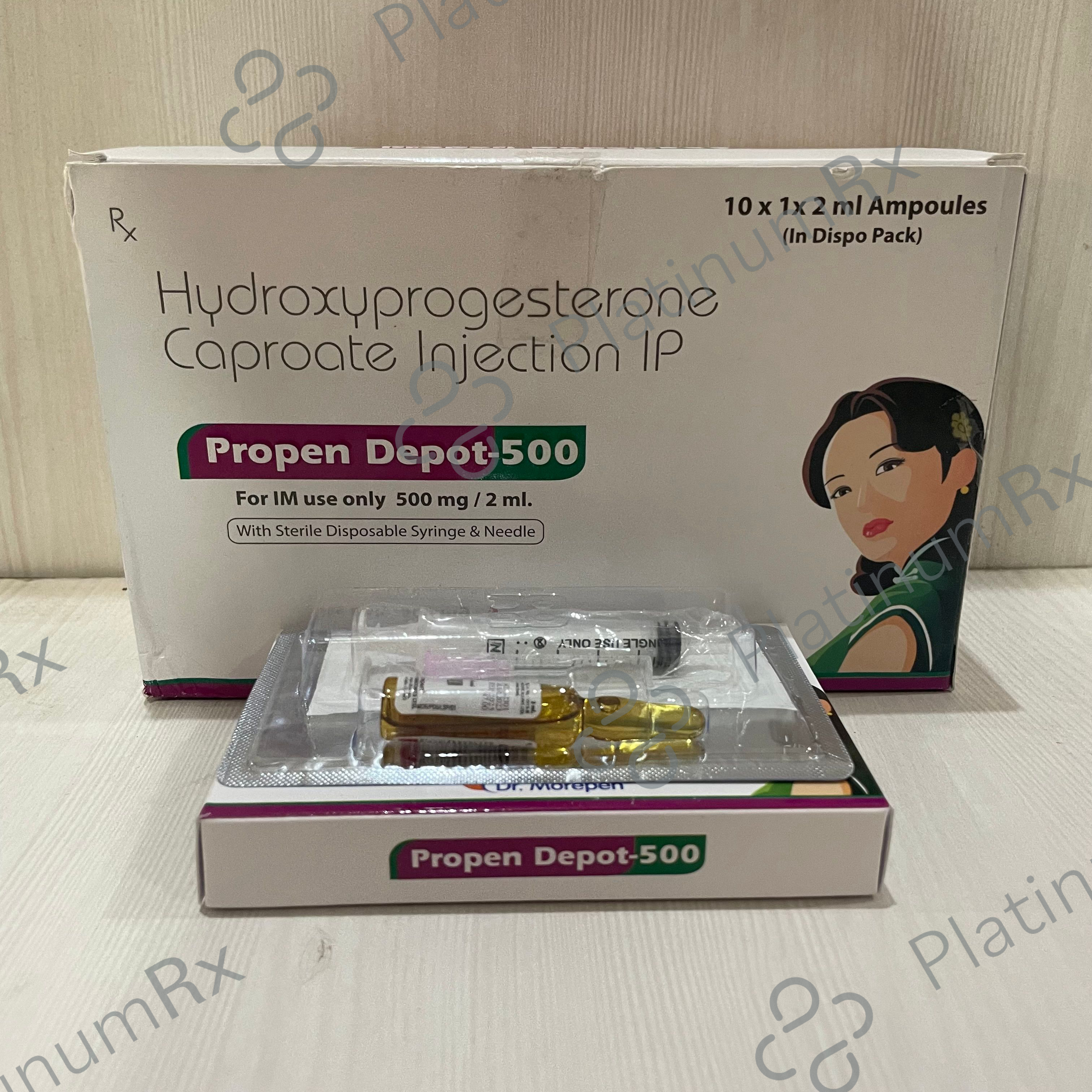 Propen Depot 500mg Injection 2ml