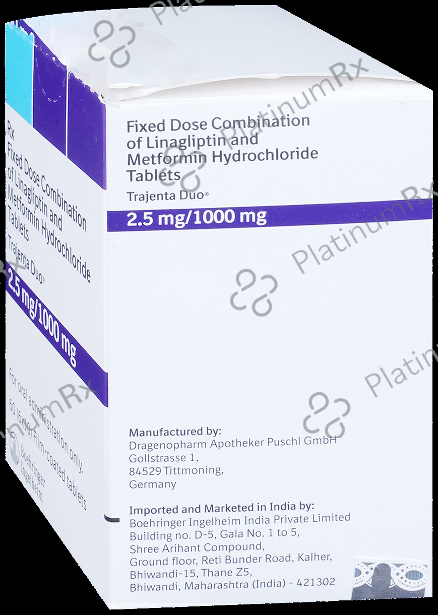 Trajenta Duo 2.5/1000mg Tablet 10s