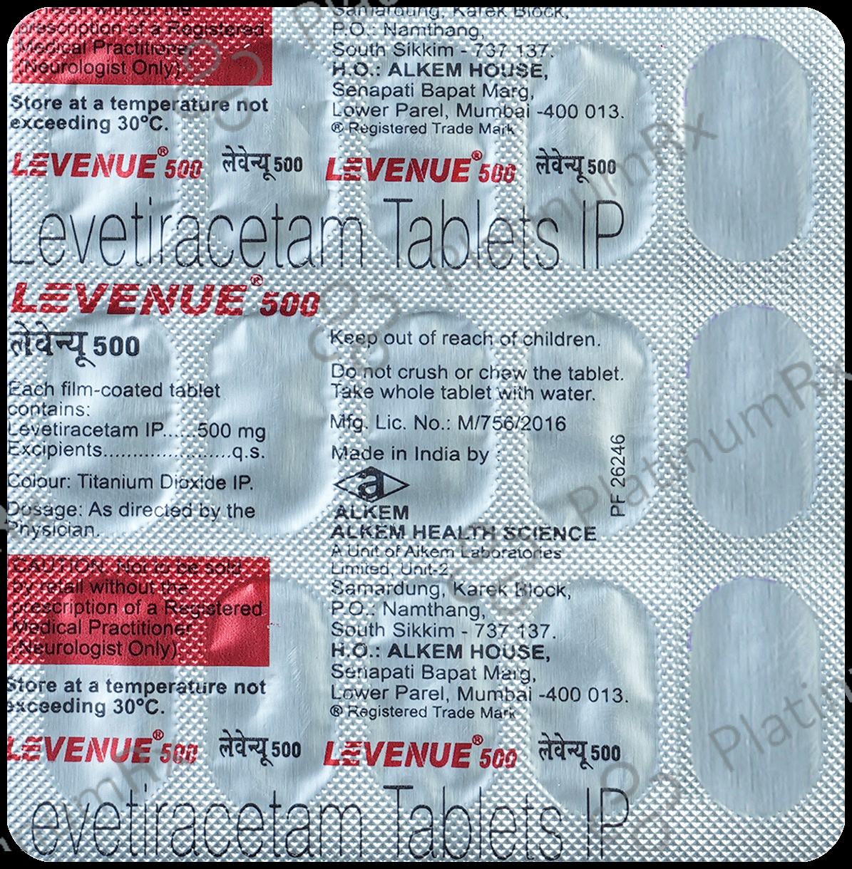Levenue 500mg Tablet 15s