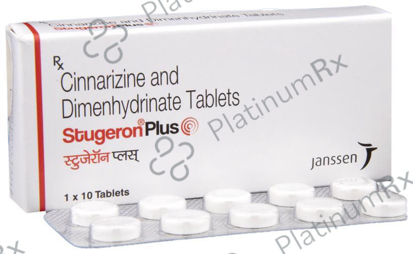 Stugeron Plus 20/40mg Tablet 10s