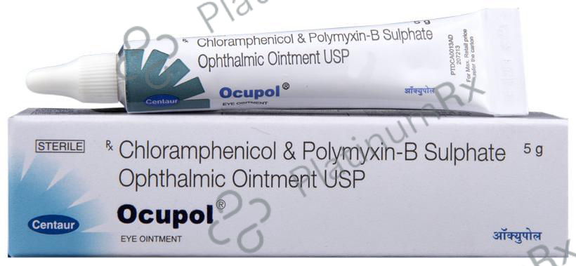 Ocupol 10mg/10000IU Eye Ointment 5gm