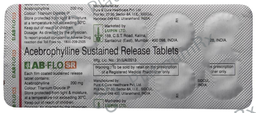 AB Flo SR 200mg Tablet 10s