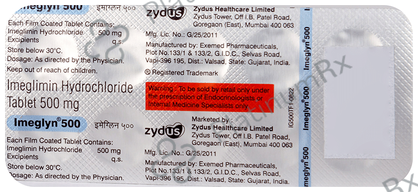 Imeglyn 500mg Tablet 10s
