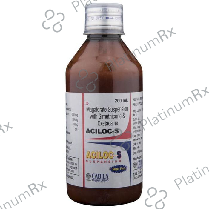Aciloc S Suspension Sugar Free 200ml